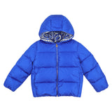 Versace Blue Down Padded Jacket