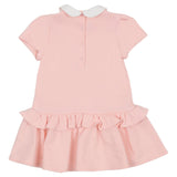 Fendi Pink Embroidered Logo Dress