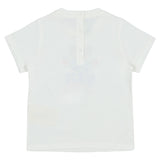 Fendi White Floral Teddy Bear T-Shirt