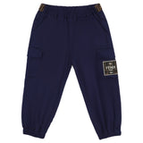 Fendi Blue Gabardine Joggers