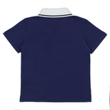 Fendi Navy Roma Logo Polo T-Shirt