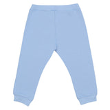 Fendi Light Blue Cotton Jersey Joggers