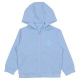 Fendi Blue Zip-Up Hoodie Jacket