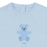 Fendi Blue Teddy Bear T-Shirt