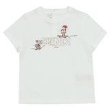 Fendi White Skateboard T-Shirt