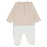 Fendi Beige & White Babygrow Set