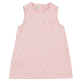 Fendi Pink All Over FF Print Dress