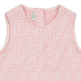 Fendi Pink All Over FF Print Dress