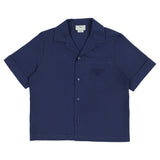 Fendi Navy Camp Collar Shirt
