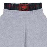 Fendi Grey Wide-Leg Sweatpants