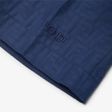 Fendi Navy All Over Print Bermuda Shorts