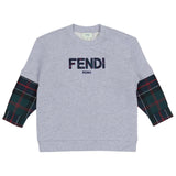 Fendi Grey Logo Sweatshirt