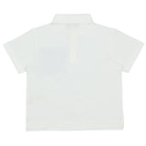 Fendi White Polo T-Shirt With FF Chest Pocket
