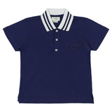 Fendi Navy Roma Polo Shirt With Blue Detail