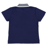 Fendi Navy Roma Polo Shirt With Blue Detail
