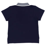 Fendi Navy Sporty Polo With A Bold Graphic Twist
