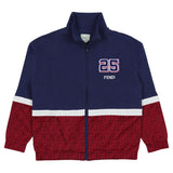 Fendi Navy & Red Sporty Sweatshirt