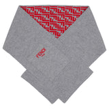 Fendi Grey & Red Reversible Style Scarf