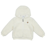 Moschino Off White Teddy Bear Sherpa Hoodie