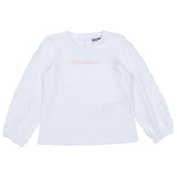 Moschino White & Pink Long-Sleeve T-Shirt & Teddy Bear Skirt Set