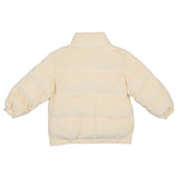 Moschino Off Whiteteddy Bear Corduroy Puffer Jacket