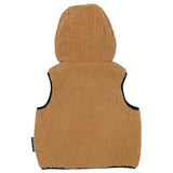Moschino Brown Reversible Teddy Bear Vest