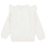 Moschino Off White Floral Teddy Bear Sweatshirt