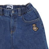 Moschino Blue Teddy Patch Jeans