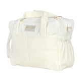 Moschino Cream Corduroy Changing Bag And Mat Set