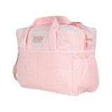 Moschino Pink Corduroy Changing Bag And Mat Set