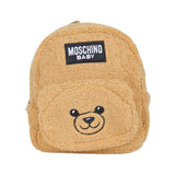 Moschino Brown And Fleece Teddy Backpack