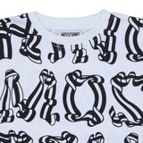 Moschino White Logo Print T-Shirt