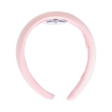 Moschino Pink Padded Logo Headband