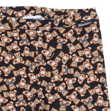 Moschino Black All-Over Teddy Bear-Print Leggings