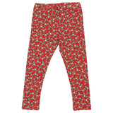 Moschino Red All-Over Teddy Bear-Print Leggings