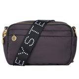 Stella McCartney Black Sling Bag With Brand Name