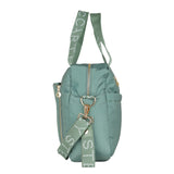 Stella McCartney Green Diaper Bag With Brand Name Strip