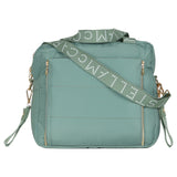 Stella McCartney Green Diaper Bag With Brand Name Strip