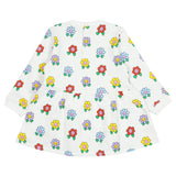 Stella McCartney White Dress With Multi Flower Printed