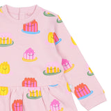 Stella McCartney Pink Dress With Multi Jelly Printed