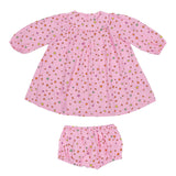 Stella McCartney Pink Dress With Bloomer Mul Stars Printed