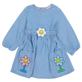 Stella McCartney Blue Dress Denim With Belt