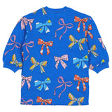 Stella McCartney Blue Dress With Multi Bows Printed