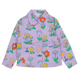 Stella McCartney Lilac Jacket Denim Multi Flower Printed