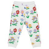 Stella McCartney White Tracksuit With Multi Flower Printed