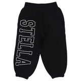 Stella McCartney Black Tracksuit With Brand Name Print