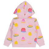 Stella McCartney Pink Jacket Hooded Multi Jelly Printed