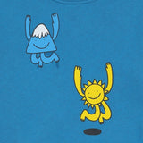 Stella McCartney Blue Sweatshirt With Earth And Sun Print