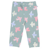 Stella McCartney Green Joggers With Multi Birds Printed