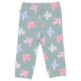 Stella McCartney Green Joggers With Multi Birds Printed
